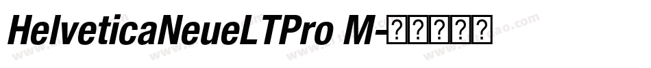 HelveticaNeueLTPro M字体转换